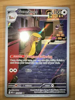 Gumshoos Illustration Rare Mega Evolution 153/132 Near Mint Pokemon TCG - Image 1