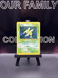 Scyther 10/64 Jungle Holo - No Symbol Variant! Rare - Pokemon TCG LP - Image 1