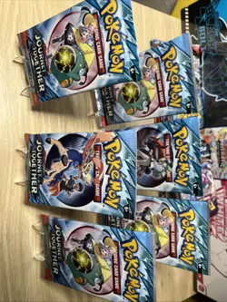 Pokemon TCG Scarlet & Violet Journey Together Booster Packs Lot 6 Factory Sealed - Image 1