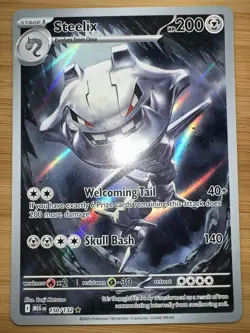 Steelix 150/132 Illustration Rare Pokemon Mega Evolution NM - Image 1