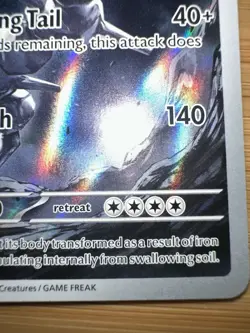 Steelix 150/132 Illustration Rare Pokemon Mega Evolution NM - Image 5