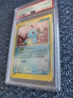 2004 POKEMON SQUIRTLE REVERSE 46/95 EX TEAM MAGMA VS TEAM AQUA PSA 8 - Image 4