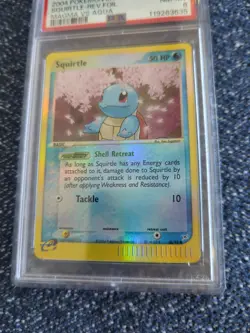 2004 POKEMON SQUIRTLE REVERSE 46/95 EX TEAM MAGMA VS TEAM AQUA PSA 8 - Image 5