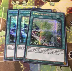 3x Adamancipator Signs - MP21-EN234 - Prismatic Secret Rare - 1st Edition NM - Image 1