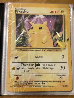 Pokemon Celebrations Jumbo Card Binder + 26 Jumbo Cards - Image 3