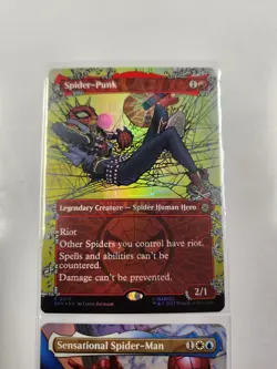 Magic The Gathering MTG Edge Of Eternities Spider-Man Card Lot Galaxy Foil - Image 3