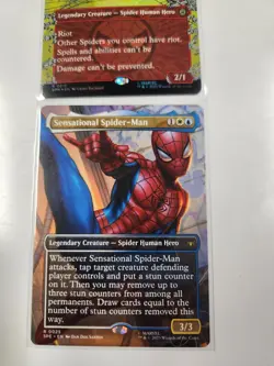Magic The Gathering MTG Edge Of Eternities Spider-Man Card Lot Galaxy Foil - Image 5