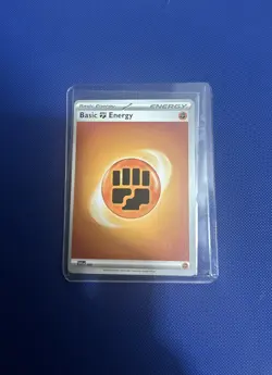 MISCUT 2023 POKEMON SV FIGHTING ENERGY ENGLISH ERROR CARD - Image 2