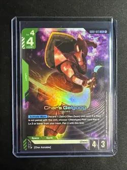 Gundam Card Game Newtype Rising Char’s Gelgoog GD01-023 LR - Image 1