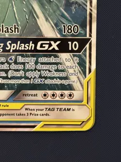Magikarp & Wailord GX SM166 Pokemon TCG Tag Team Jumbo Card - MP - Image 5