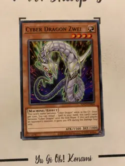 CYBER DRAGON ZWEI - SDCS-EN004 ENGLISH Yu-Gi-Oh! CARD COMMON TCG 2021 CYBER - Image 4