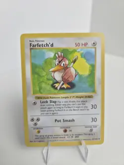 FARFETCH'D 27/102 BASE SET SHADOWLESS POKEMON CARD ENGLISH - Image 1