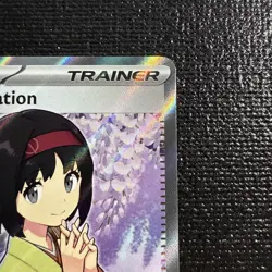 Pokemon TCG Erika's Invitation Scarlet & Violet Holo Ultra Rare Card 196/165 - Image 3