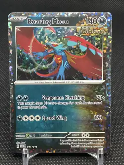 Roaring Moon 011/015 Holo Pokemon TCG McDonald's Collection 2024 Promo Card NM - Image 1