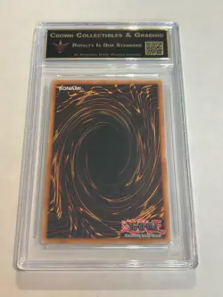 2024 YU-GI-OH CARD OF SAFE RETURN 1ST ED PLATINUM SECRET RARE CROWN 9.5 JQ1 - Image 2
