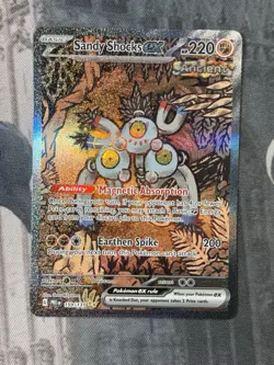 Pokemon TCG Prismatic Evolutions Sandy Shocks EX Card 159/131 SIR - Image 1