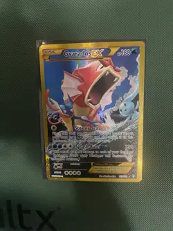 Pokemon TCG Gyarados EX 123/122 XY Breakpoint 2016 Secret Holo Rare Card LP - Image 1