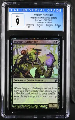 BOGGART HARBINGER Lorwyn Foil CGC 9 Q++ MTG [Nostalgium] - Image 1