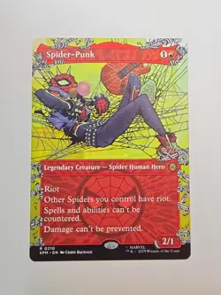 Spider-Punk - 210 - SPM - NM - MTG Magic the Gathering - Image 1