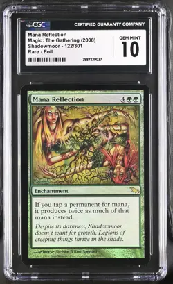 MANA REFLECTION Shadowmoor Foil Rare CGC 10 MTG [Nostalgium] - Image 1
