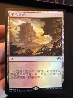 Arid Mesa - MTG - 1x NM Traditional Chinese Foil - Modern Horizons 2 MH2 - Image 1