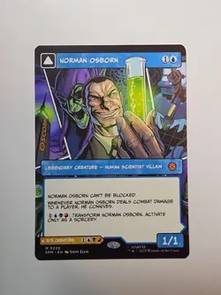 Magic The Gathering Spider-Man Norman Osborn Borderless Non-Foil Mythic NM MTG - Image 1