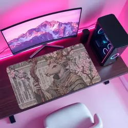 Deer Druid Gentle Woodland Guardian Bloomburrow Fantasy Magic MTG Playmat - Image 4