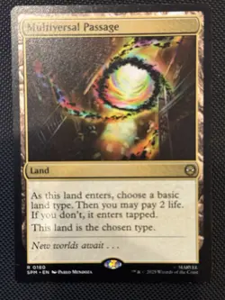 Multiversal Passage Marvel's Spider-Man MTG 0180 NM Non Foil - Image 1