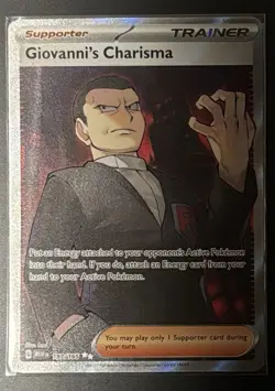 Pokemon TCG Scarlet & Violet 151 Giovanni's Charisma Ultra Rare 197/165 Holo 1 - Image 1