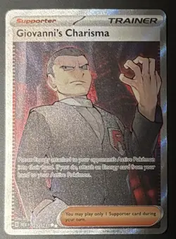 Pokemon TCG Scarlet & Violet 151 Giovanni's Charisma Ultra Rare 197/165 Holo 2 - Image 1