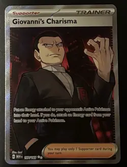 Pokemon TCG Scarlet & Violet 151 Giovanni's Charisma Ultra Rare 197/165 Holo 2 - Image 2