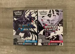 Pokemon Black Bolt and White Flare Booster Bundle Set of 2 Sealed New - Image 1