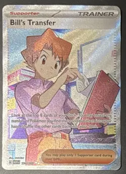 Pokemon TCG Scarlet & Violet 151 Bill's Transfer Ultra Rare 194/165 Holo NM/M 2 - Image 1