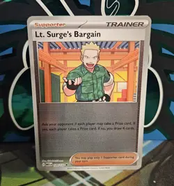 Lt. Surge's Bargain (Reverse Holo) 120/132 - Mega Evolution - Pokemon - NM - Image 1