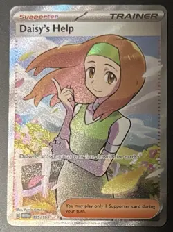 Pokemon TCG Scarlet & Violet 151 Daisy's Help Ultra Rare 195/165 Holo NM/M 2 - Image 1