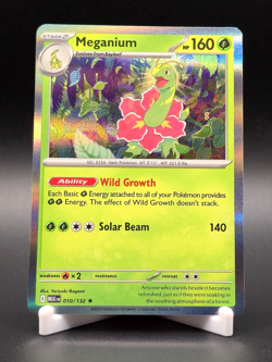 Meganium Pokemon Mega Evolutions Holo Rare Stage 2 #010/132 NM+ - Image 1