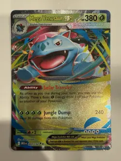 Mega Venusaur Ex 3/132 Mega Evolution MEG -Near Mint- Pokemon TCG - Image 1