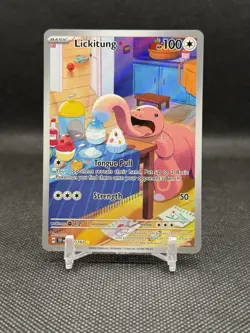 Lickitung 180/162 Pokemon TCG SV Temporal Forces Illustration Rare Card - Image 1