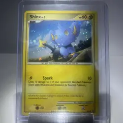 Pokemon TCG Shinx Reverse Holo ERROR - Upside Down Pokeball Error Card - Image 1