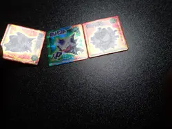 Pokemon GB Pocket Mini Card Prism Holo x3 Gengar Haunter Gastly #5745 - Image 3
