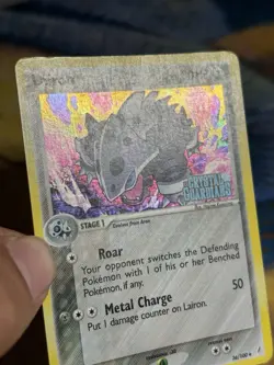 Lairon 36/100 Ex Crystal Guardians Reverse Holo Stamped Pokemon Card MP - Image 4