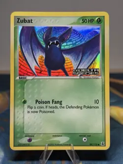 Zubat 88/113 Ex Delta Species Reverse Holo Foil Stamped Common 2005 Pokemon Card - Image 1