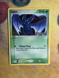 Zubat 88/113 Ex Delta Species Reverse Holo Foil Stamped Common 2005 Pokemon Card - Image 2