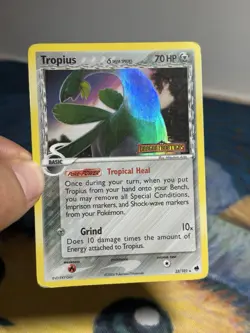 Tropius 23/101 Stamped Reverse Holo Rare EX Dragon Frontiers Delta Species Card - Image 3