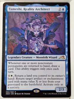 Tameshi, Reality Architect - Kamigawa: Neon Dynasty - Magic the Gathering MTG - Image 1