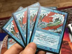 4x German FBB • Blue Elemental Blast • Unplayed / Mostly Clean • Mtg (1765) - Image 1