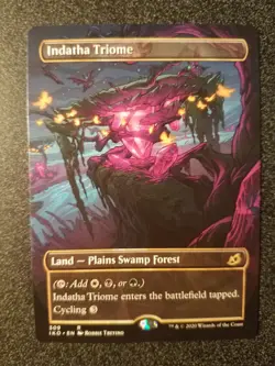 Indatha Triome (Showcase) Ikoria: Lair of Behemoths Regular (Near Mint) - Image 1