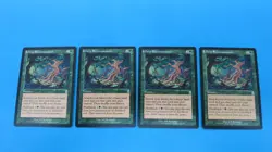 4x DEEP RECONNAISSANCE PLAYSET ODYSSEY MTG MAGIC THE GATHERING NM / UNPLAYED - Image 1