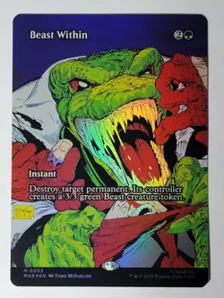 Beast Within (Borderless) Marvel Universe Eternal-Legal Foil - Image 1