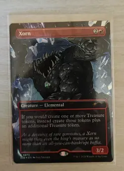 Xorn (Rainbow FOIL) - MTG - Near Mint (Secret Lair - Dungeons & Dragons drop) - Image 1